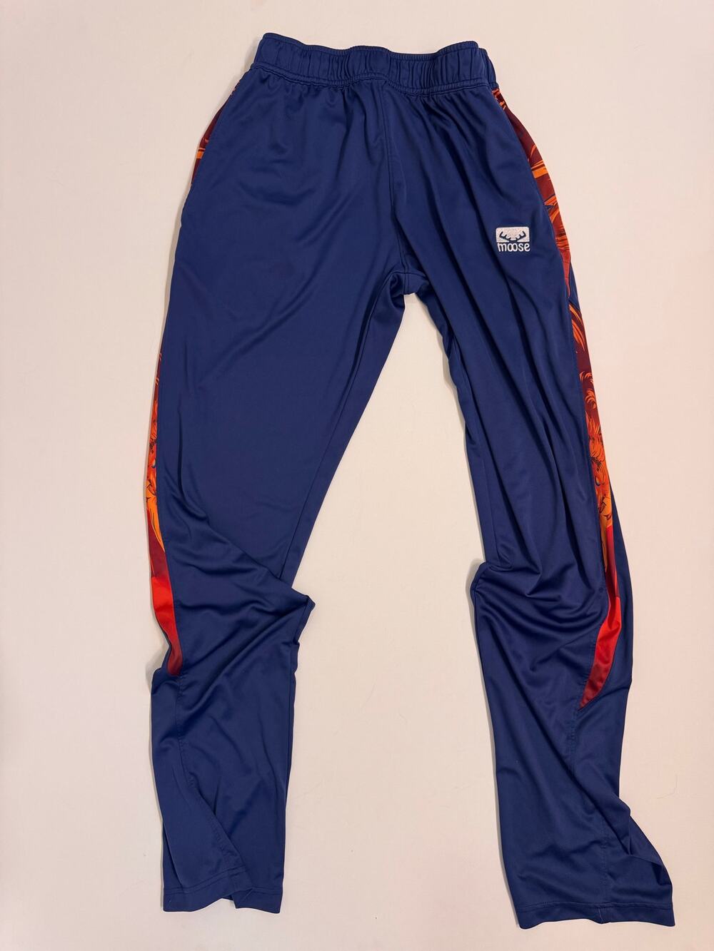 2023 Moose Men's National Afghanistan Cricket Warm Up Pants Size M Blue